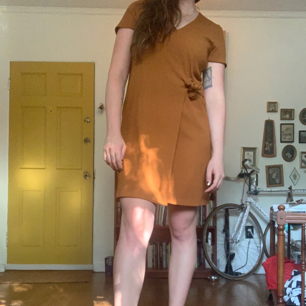 Madewell wrap front dress